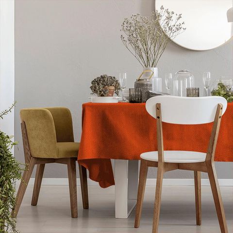 Kiloran Burnt Orange Tablecloth