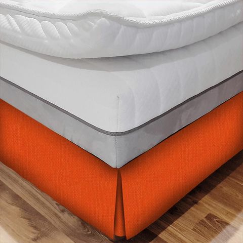 Kiloran Burnt Orange Bed Base Valance