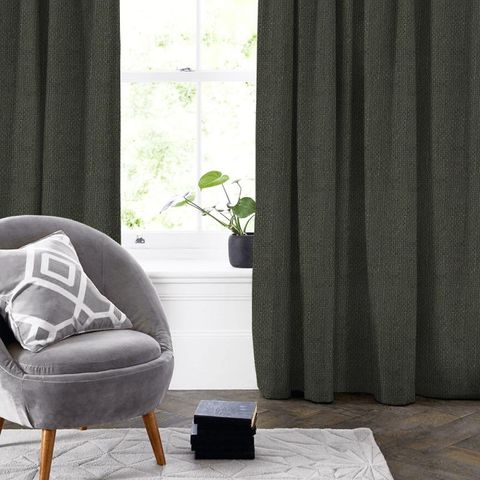 Kiloran Dark Slate Made To Measure Curtain