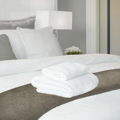 Lexi Feather Grey Bed Runner