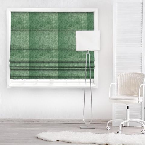 Lexi Green Bay Made To Measure Roman Blind