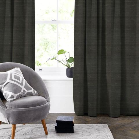 Komodo Silk Graphite Made To Measure Curtain