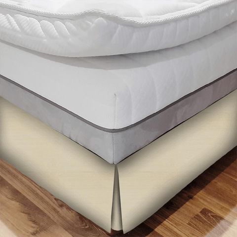 Komodo Silk Parchment Bed Base Valance