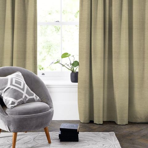 Komodo Silk Wheat Made To Measure Curtain