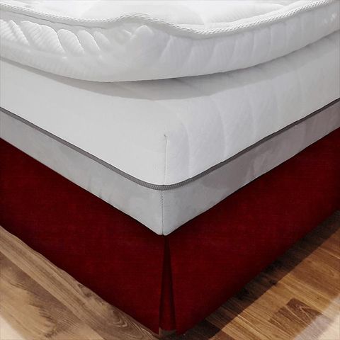 Luxor Chilli Pepper Bed Base Valance