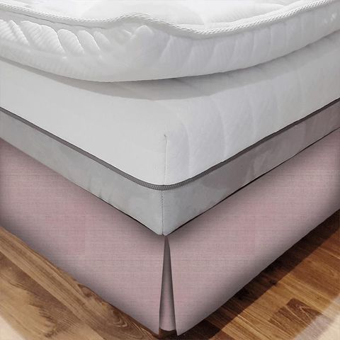 Matterhorn Blush Bed Base Valance