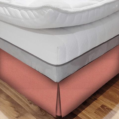 Melody Burnt Orange Bed Base Valance