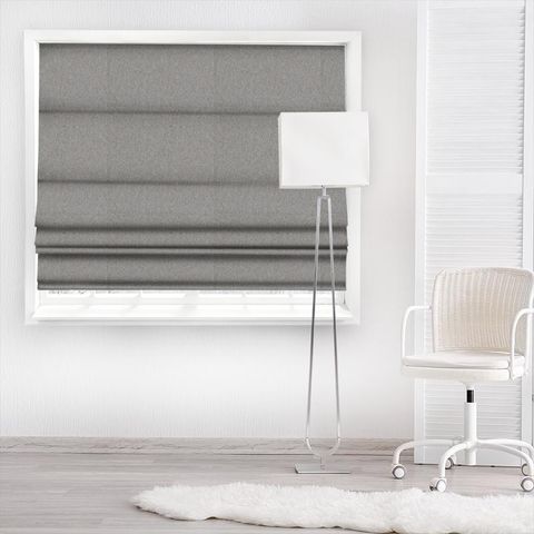 Melody Charcoal Made To Measure Roman Blind