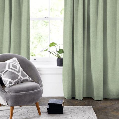Melody Sage Green Made To Measure Curtain