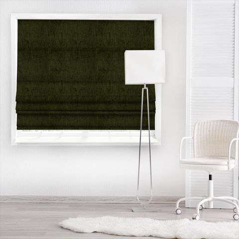 Seabrook Olive Made To Measure Roman Blind