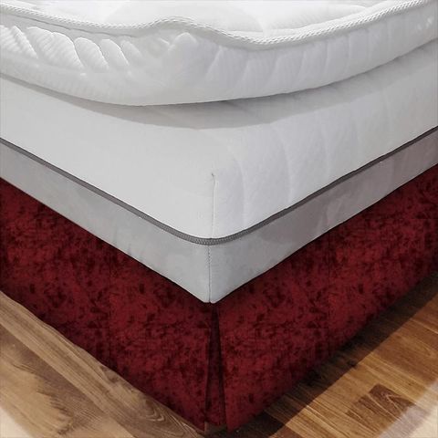 Volante Red Rose Bed Base Valance