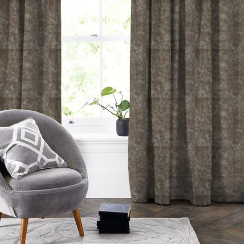 Volante Silver Mink Made To Measure Curtain
