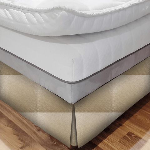 Rion Taupe Bed Base Valance