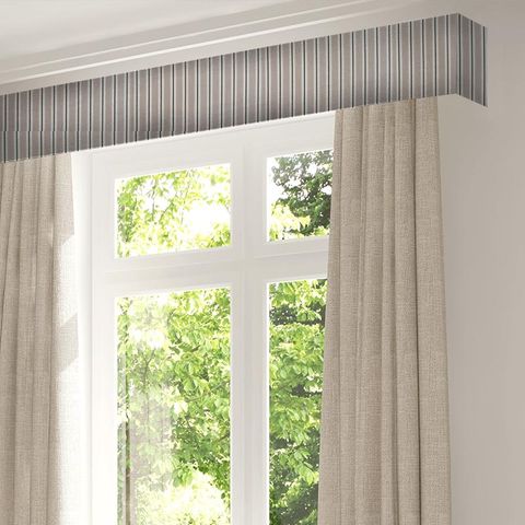 Arley Stripe Linen Pelmet
