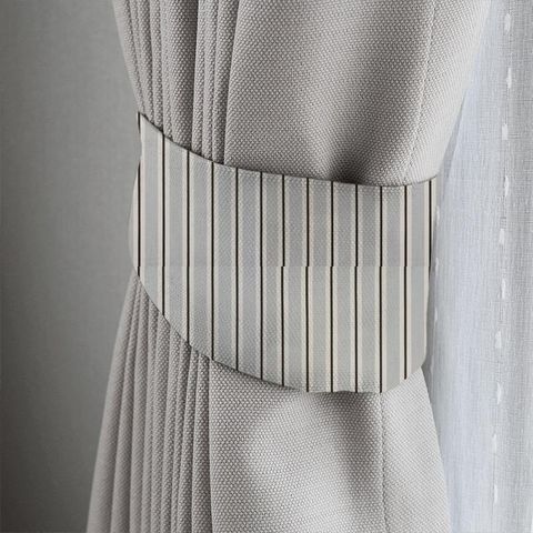 Arley Stripe Silver Tieback