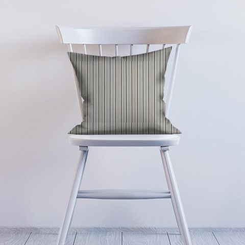 Arley Stripe Silver Cushion
