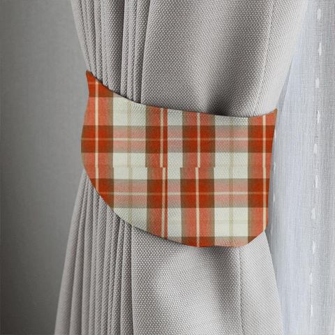 Balmoral Burnt Orange Tieback