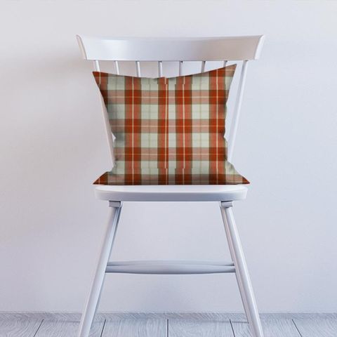 Balmoral Burnt Orange Cushion