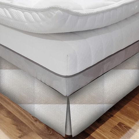 Rion Silver Bed Base Valance