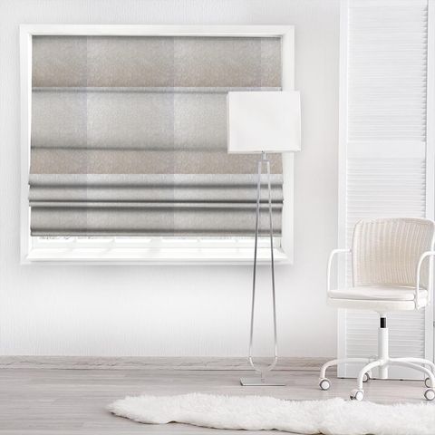 Rion Silver Made To Measure Roman Blind