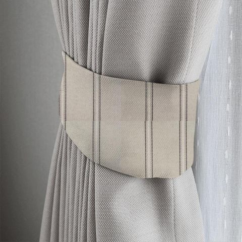 Bromley Stripe Charcoal Tieback