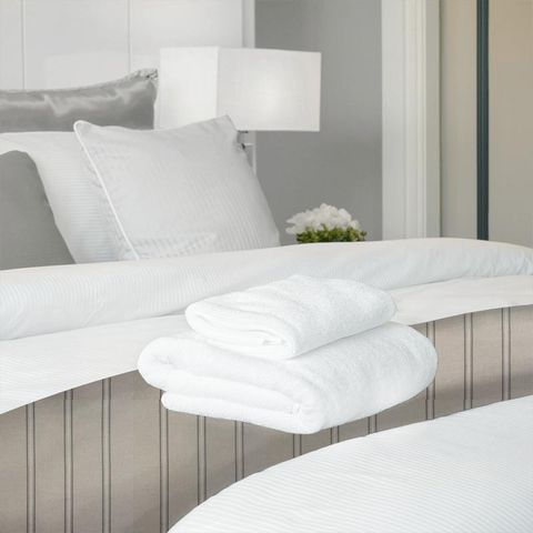 Bromley Stripe Charcoal Bed Runner
