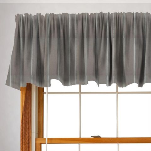 Bromley Stripe Duckegg Valance