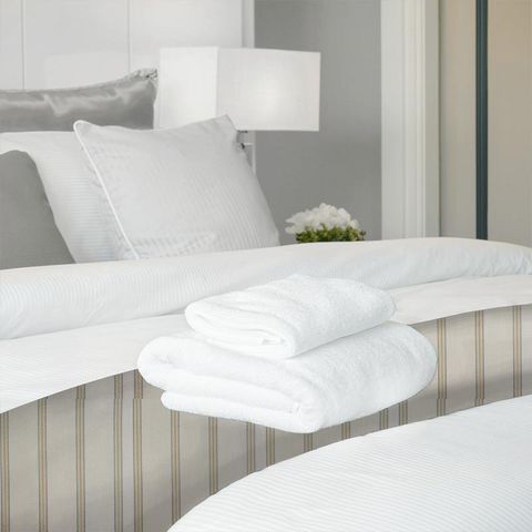 Bromley Stripe Moss Bed Runner