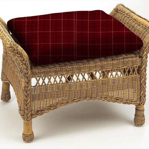 Bamburgh Rosso Box Cushion