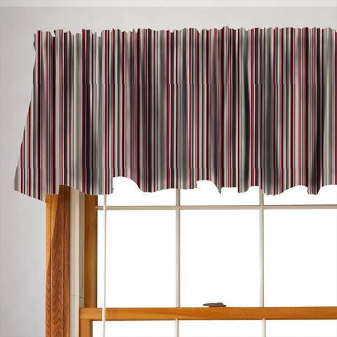 Goa Stripe Cherry Valance