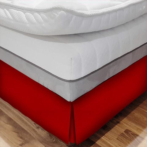 Pall Mall Scarlet Bed Base Valance
