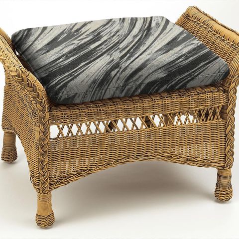 Agata Charcoal/Gold Box Cushion