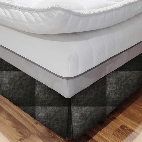 Allure Charcoal Bed Base Valance