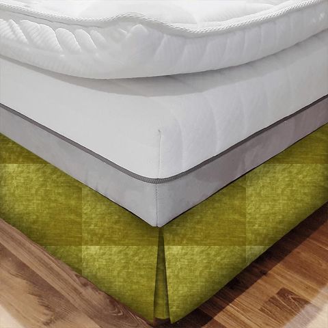 Allure Chartreuse Bed Base Valance