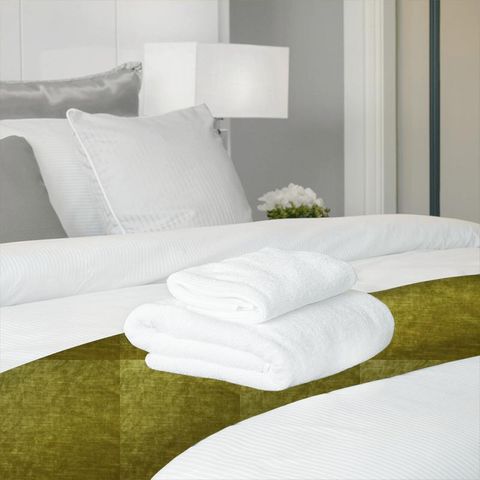 Allure Chartreuse Bed Runner