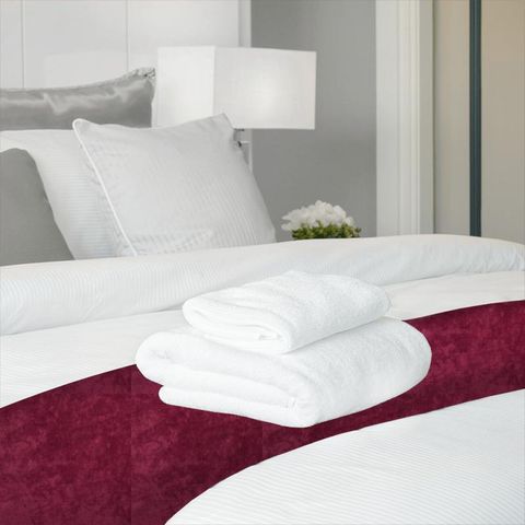 Allure Claret Bed Runner