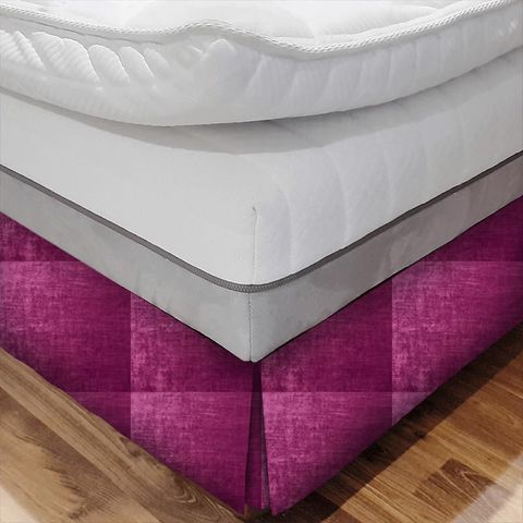 Allure Magenta Bed Base Valance