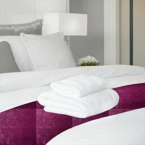 Allure Magenta Bed Runner