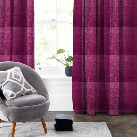 Allure Magenta Made To Measure Curtain