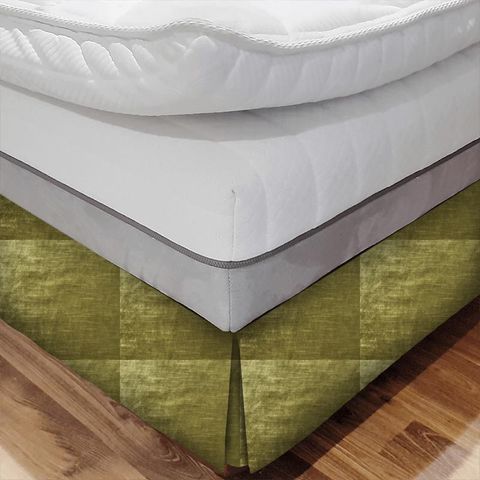 Allure Olive Bed Base Valance