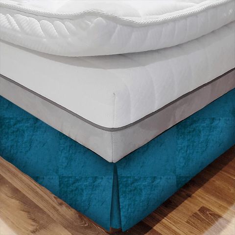Allure Peacock Bed Base Valance