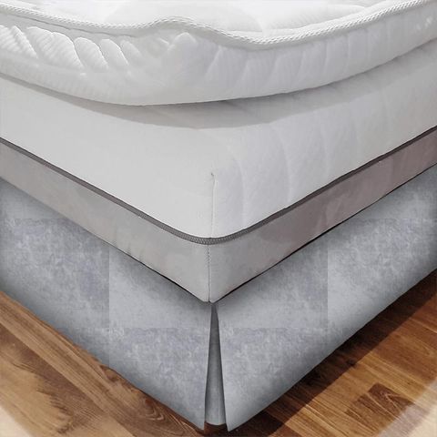 Allure Silver Bed Base Valance