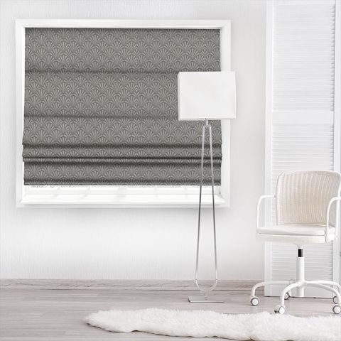 Chrysler Charcoal Made To Measure Roman Blind
