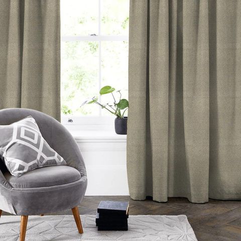 Isla Taupe/Gold Made To Measure Curtain