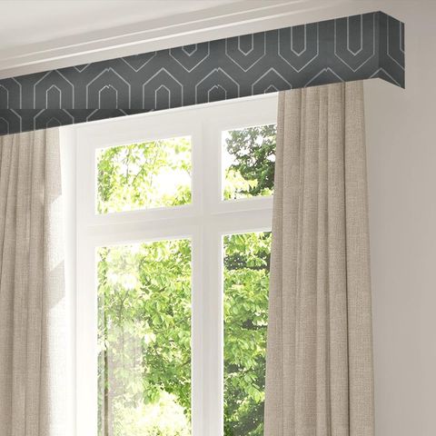 Gatsby Charcoal Pelmet