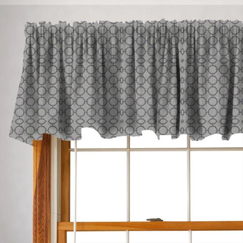 Glamour Charcoal Valance