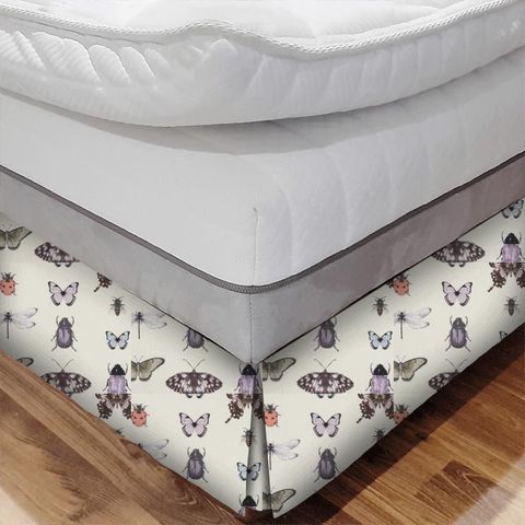 Papilio Heather/Ivory Bed Base Valance