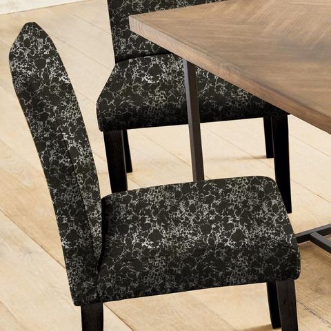 Pietra Charcoal/Gold Seat Pad Cover