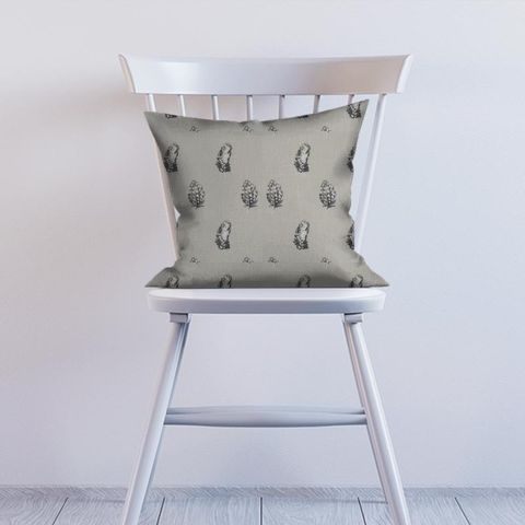 Plumis Charcoal/Linen Cushion