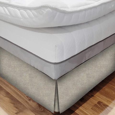 Shimmer Blush/Linen Bed Base Valance